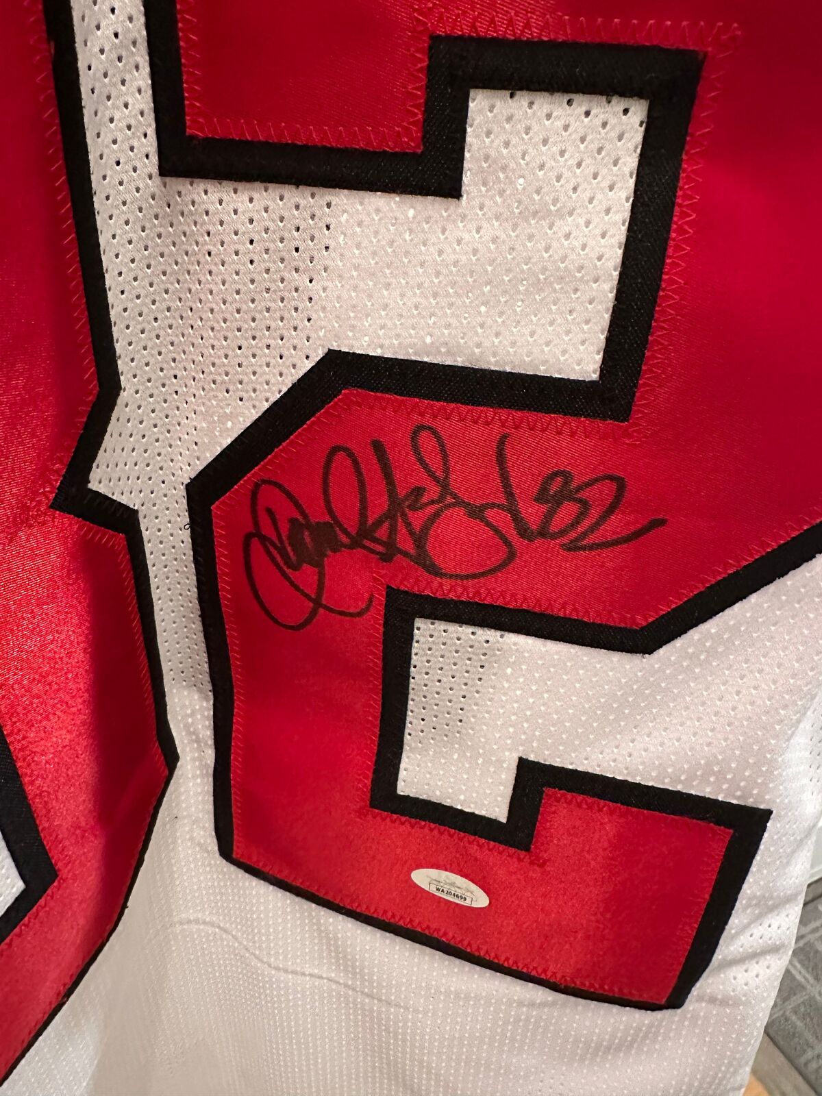 Jamal Anderson Signed Atlanta Falcons #32 Custom Jersey – JSA