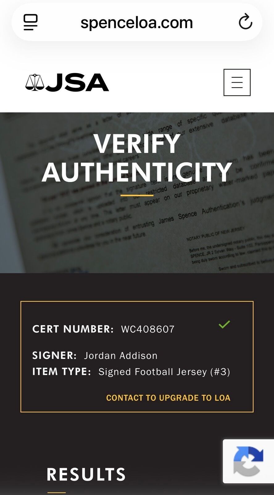 Jordan Addison Signed Minnesota Vikings Jersey #3 – JSA Witnessed COA