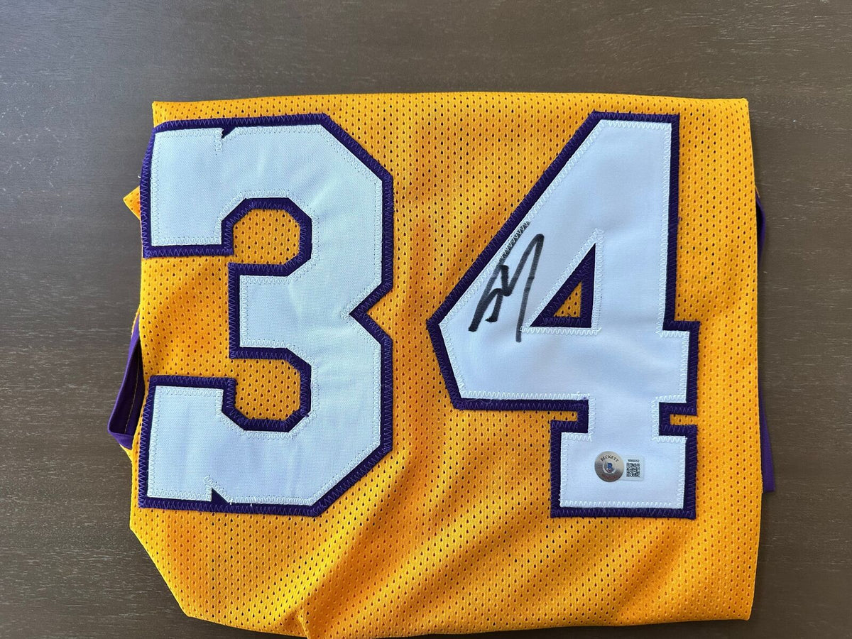 Shaquille O’Neal Signed Lakers Jersey Beckett Witnessed