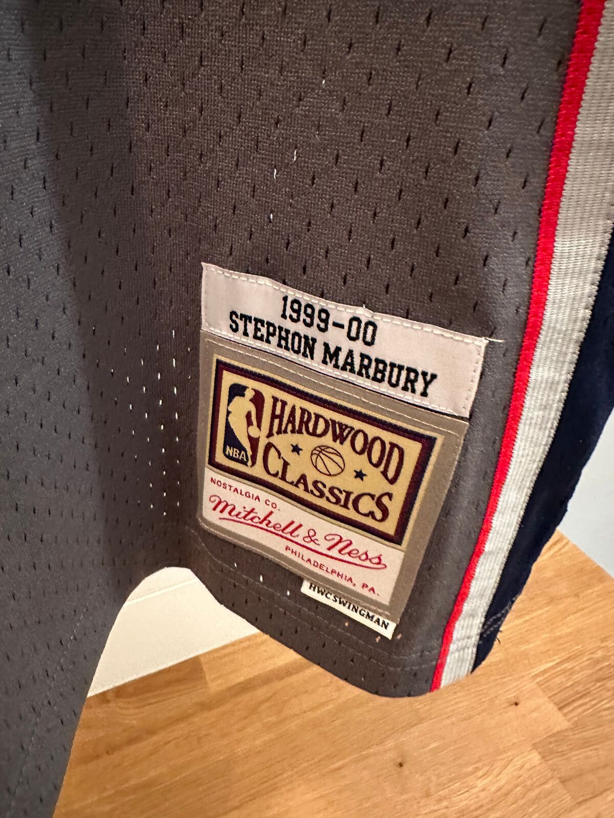 Stephon Marbury Autographed New Jersey Nets #33 Mitchell & Ness Jersey – Becket