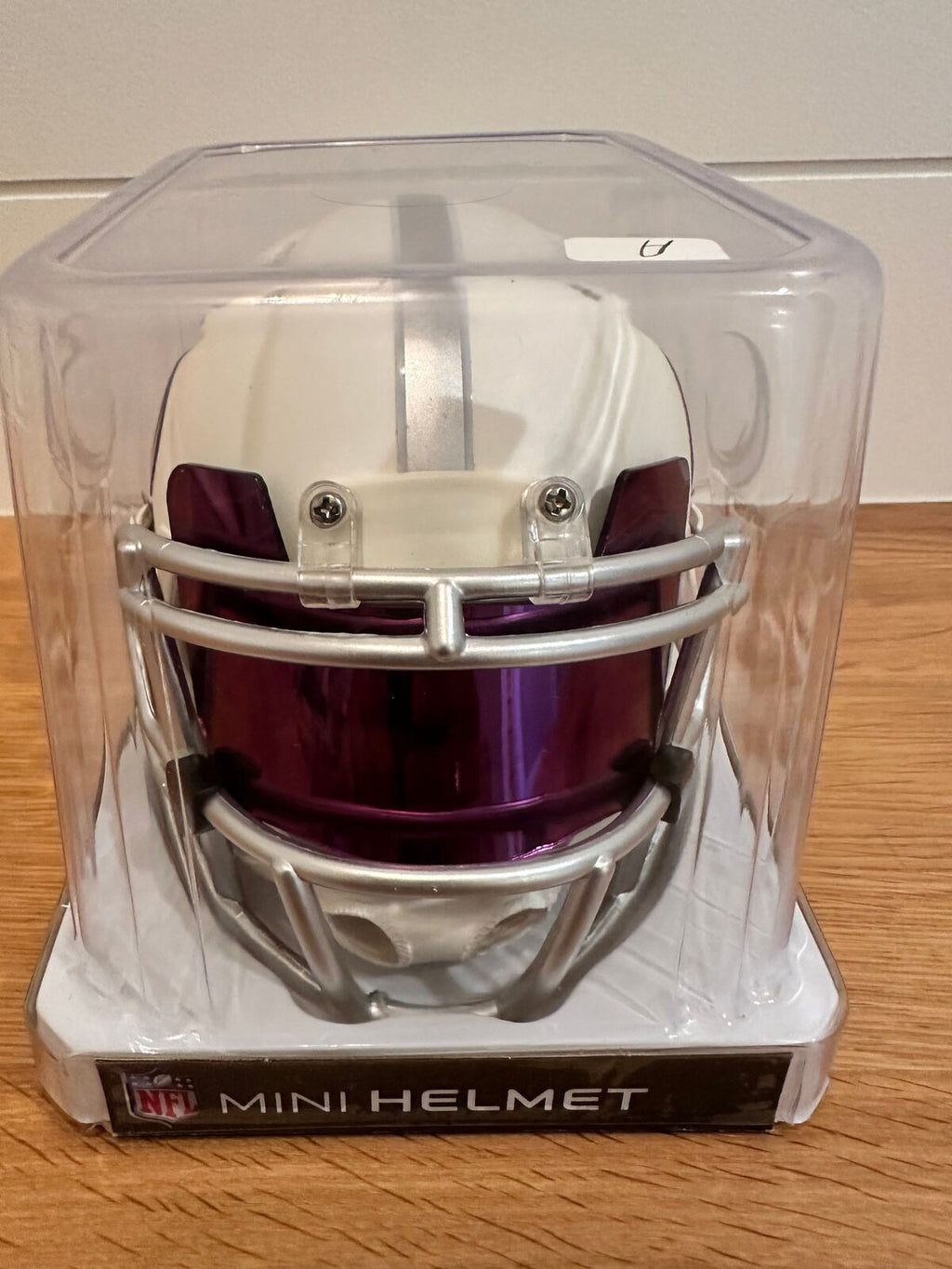 Adrian Peterson Signed Vikings White Mini Helmet — JSA Authenticated