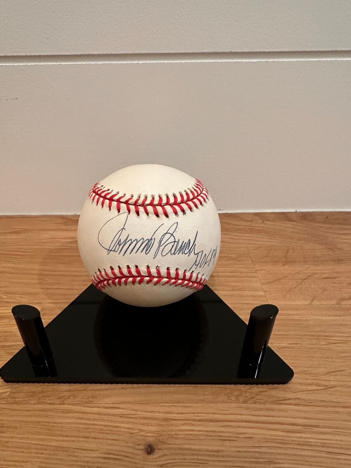 Johnny Bench Signed Official National League Baseball – JSA – HOF 89 Inscription