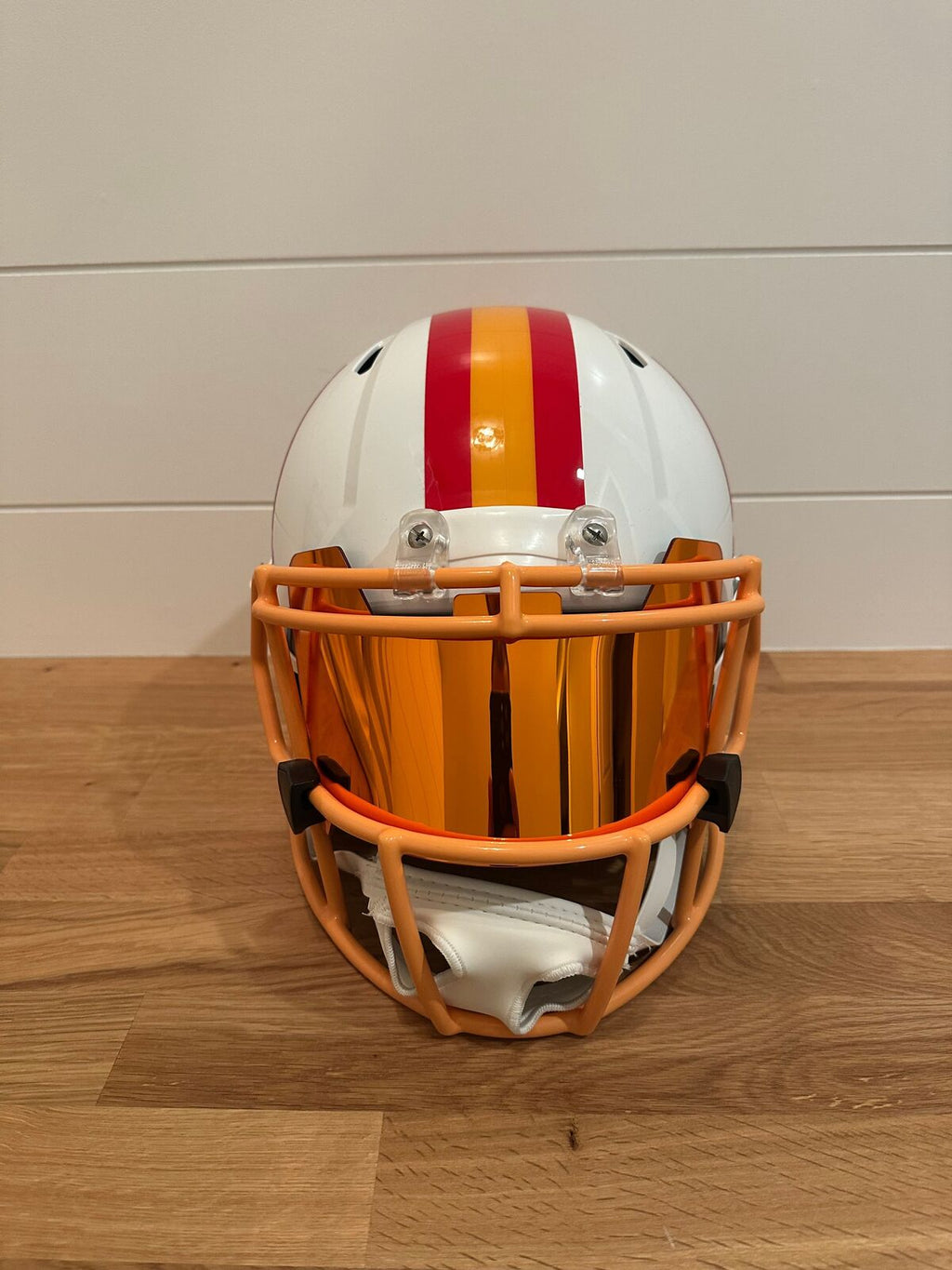 LeGarrette Blount Signed Tampa Bay Buccaneers Throwback Full-Size Replica Helmet