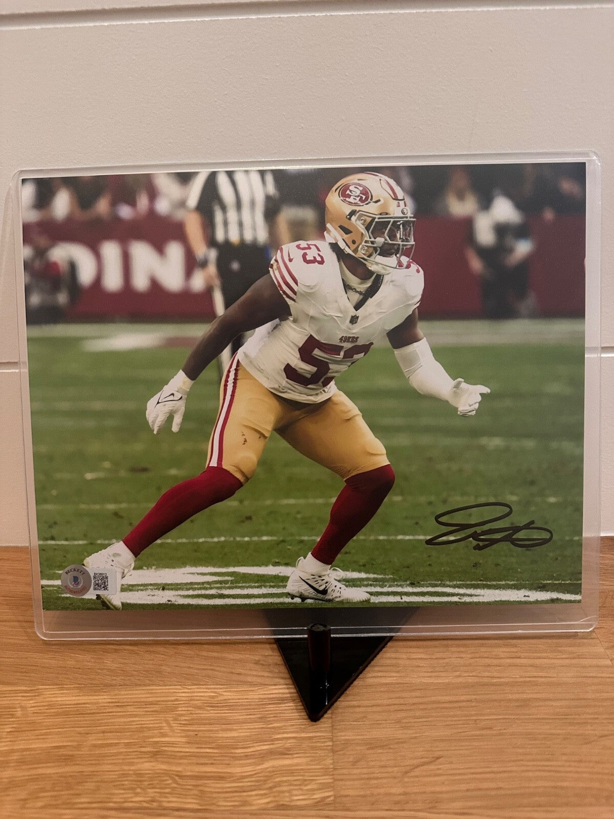 Dee Winters Signed San Francisco 49ers 8x10 Photo – Beckett Witnessed