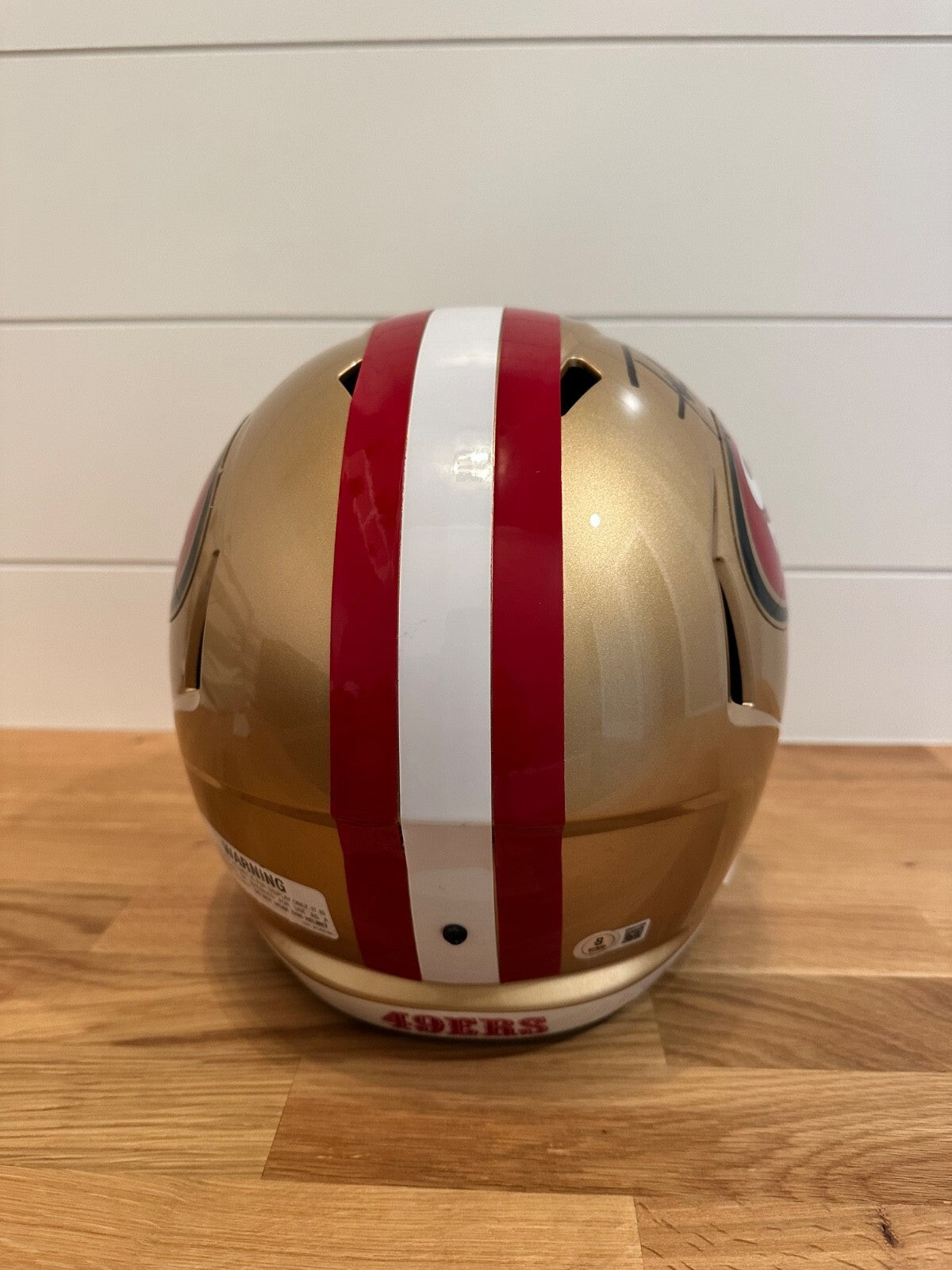 Frank Gore Signed 49ers Full Size Helmet – Beckett Certified