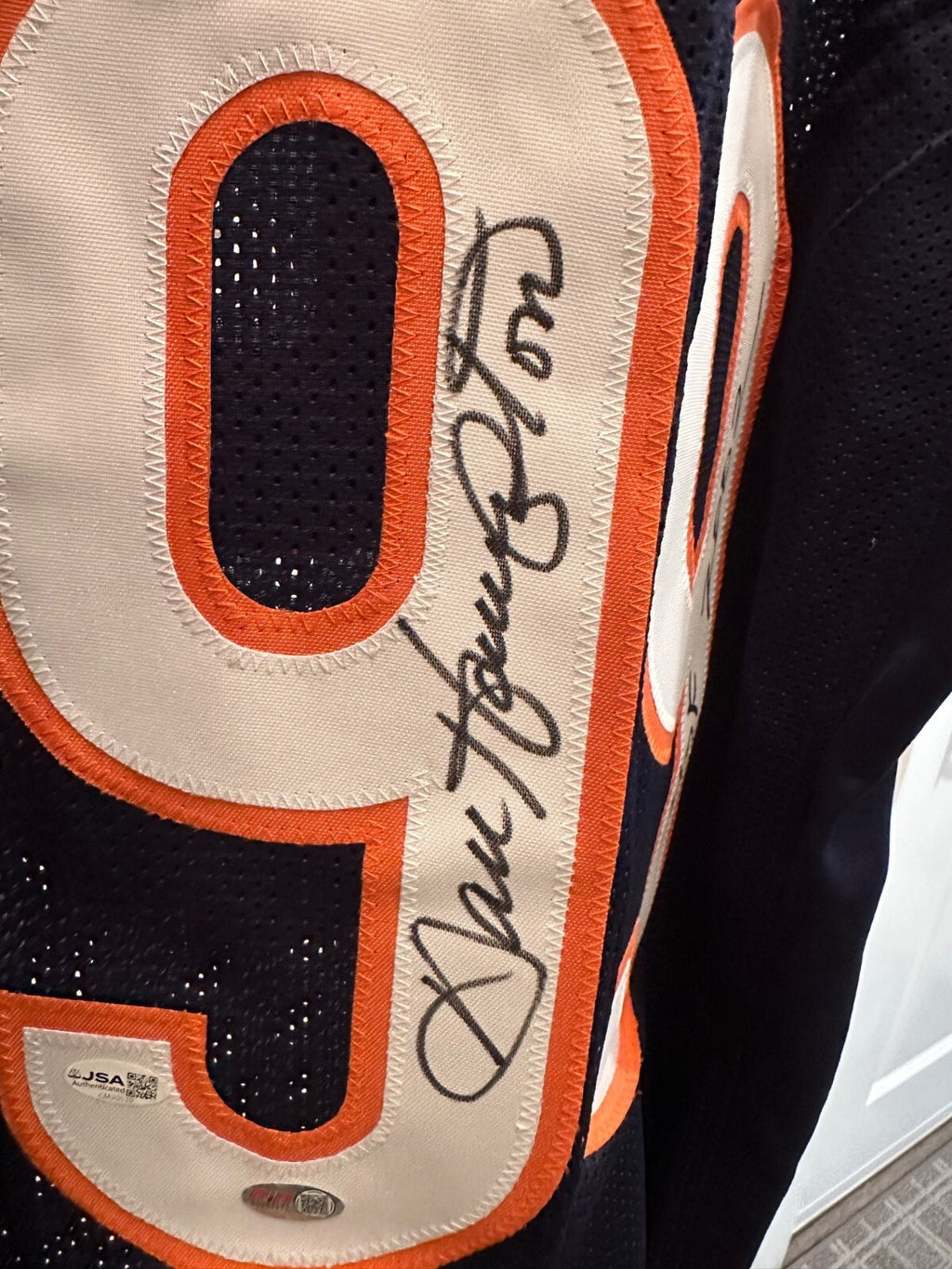 Dan Hampton Signed Chicago Bears #99 Jersey – HOF 2002 – JSA & PIA