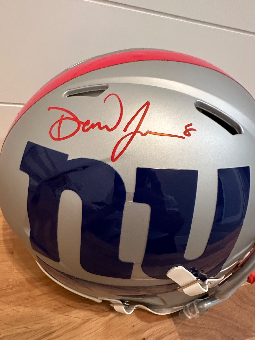 Daniel Jones Signed New York Giants Full-Size Authentic Helmet – Fanatics