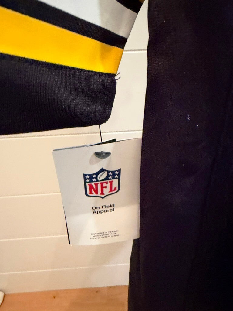 Nike T.J. Watt #90 Pittsburgh Steelers Black Game Jersey Men’s Medium NWT