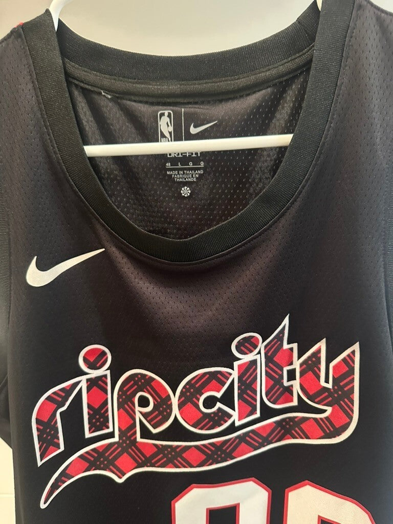 Scoot Henderson Signed Portland Trail Blazers Nike City Edition Jersey JSA