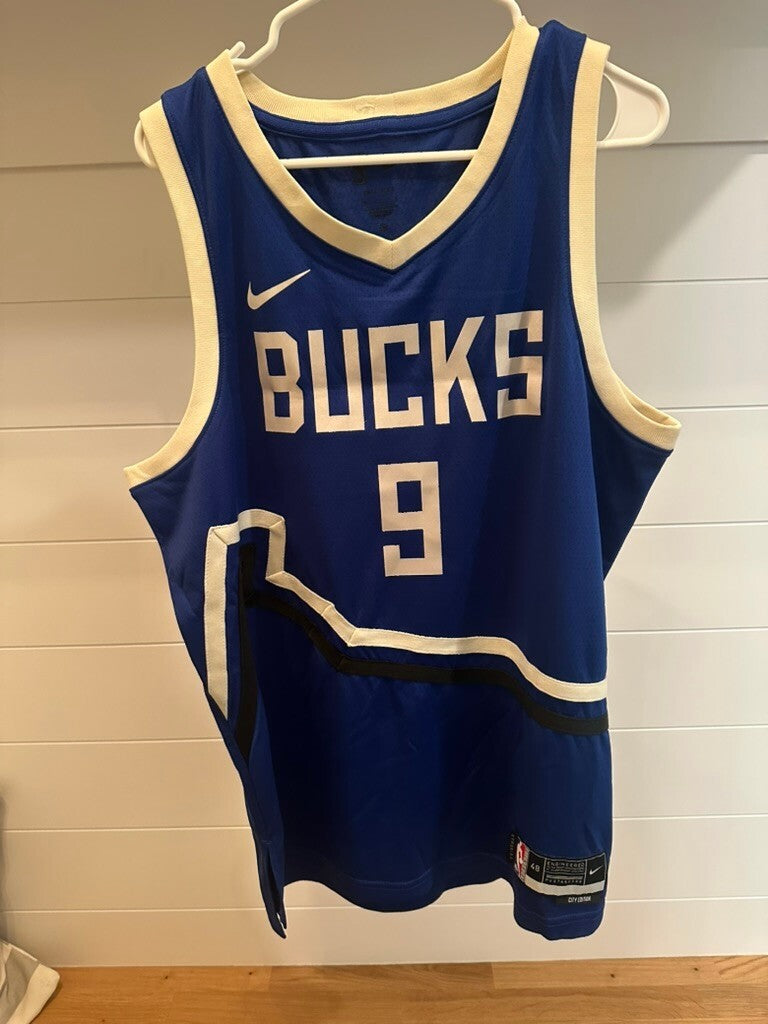 Bobby Portis Jr Signed Milwaukee Bucks Nike City Edition Jersey JSA