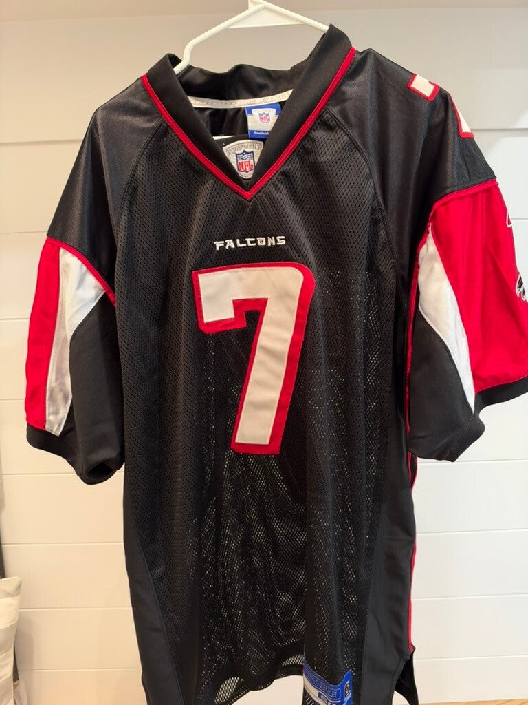 Michael Vick Signed Atlanta Falcons Reebok Jersey Black Size 50 JSA COA