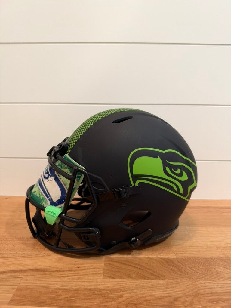 DK Metcalf Signed Seahawks Eclipse Authentic Full Size Helmet Beckett Visor