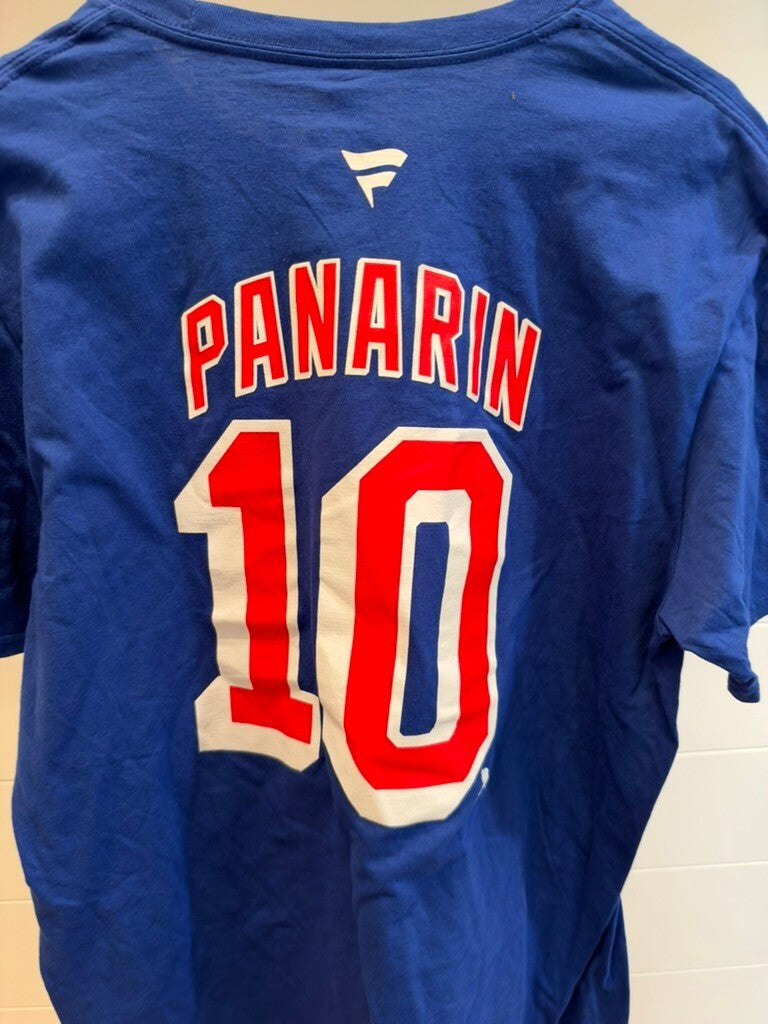 Artemi Panarin #10 New York Rangers Fanatics T-Shirt Blue Large