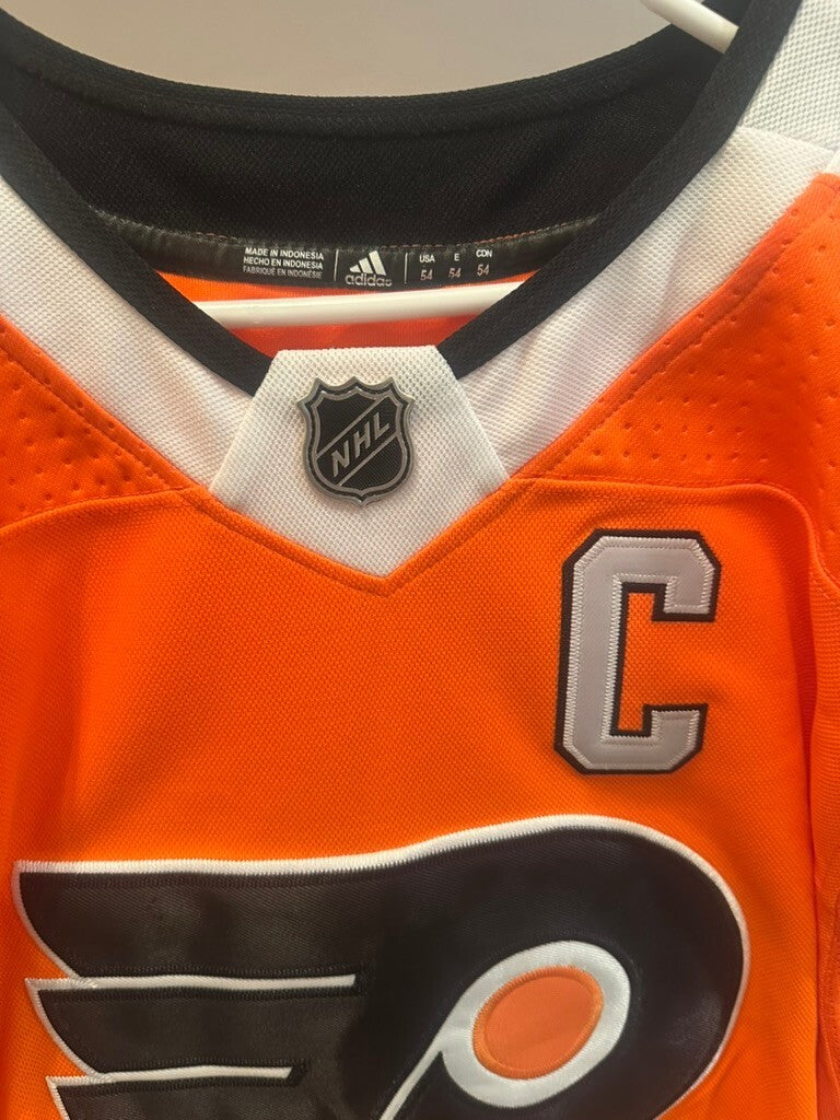 Claude Giroux #28 Philadelphia Flyers Adidas Authentic NHL Jersey Size 54 NWT