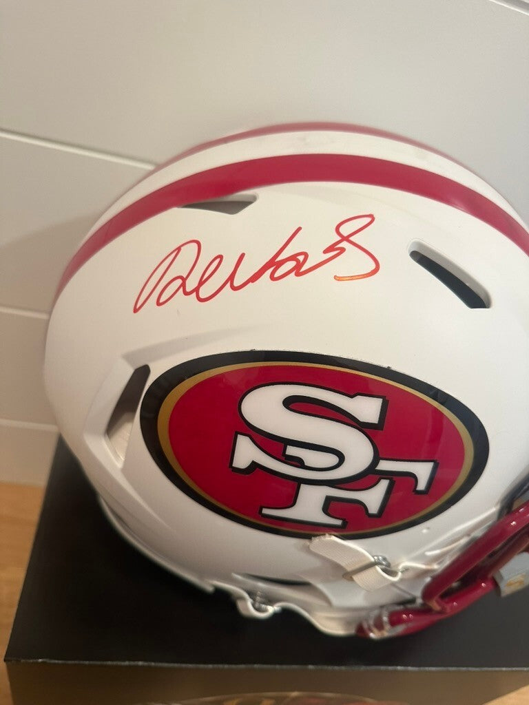 Deebo Samuel Signed 49ers Lunar Authentic Full Size Speed Helmet Fanatics