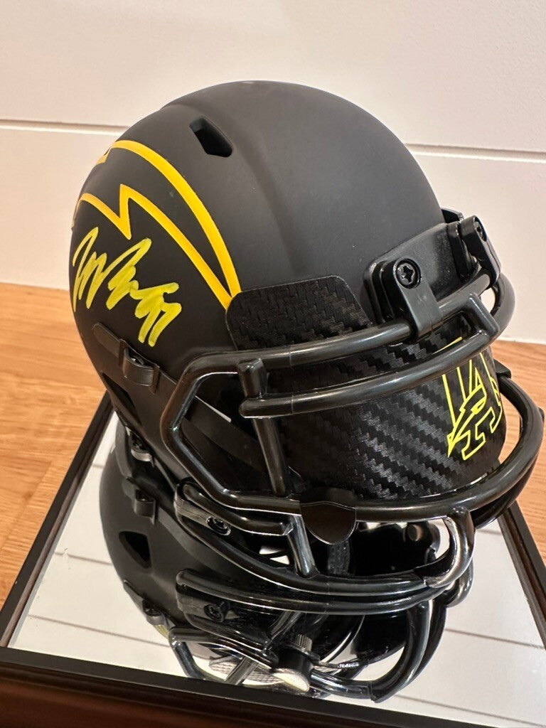 Joey Bosa Signed LA Chargers Eclipse Mini Helmet – Fanatics  + Display Case