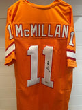 Jalen McMillan Signed Buccaneers Orange Custom Jersey #11 Beckett