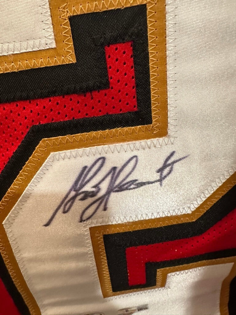 Garrison Hearst Signed 49ers #20 Custom Jersey Beckett Witnessed BAS