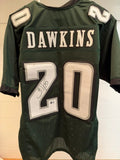 Brian Dawkins Signed Philadelphia Eagles #20 Green Custom Jersey Beckett