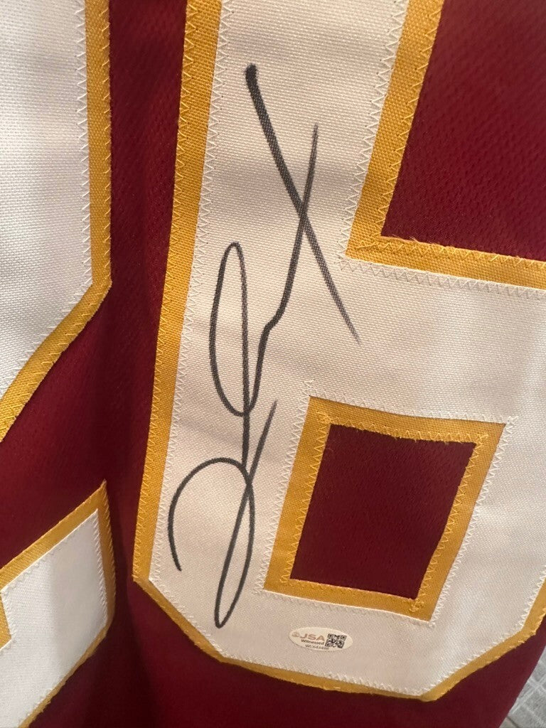Clinton Portis Signed Washington Redskins Custom #26 Jersey XL JSA