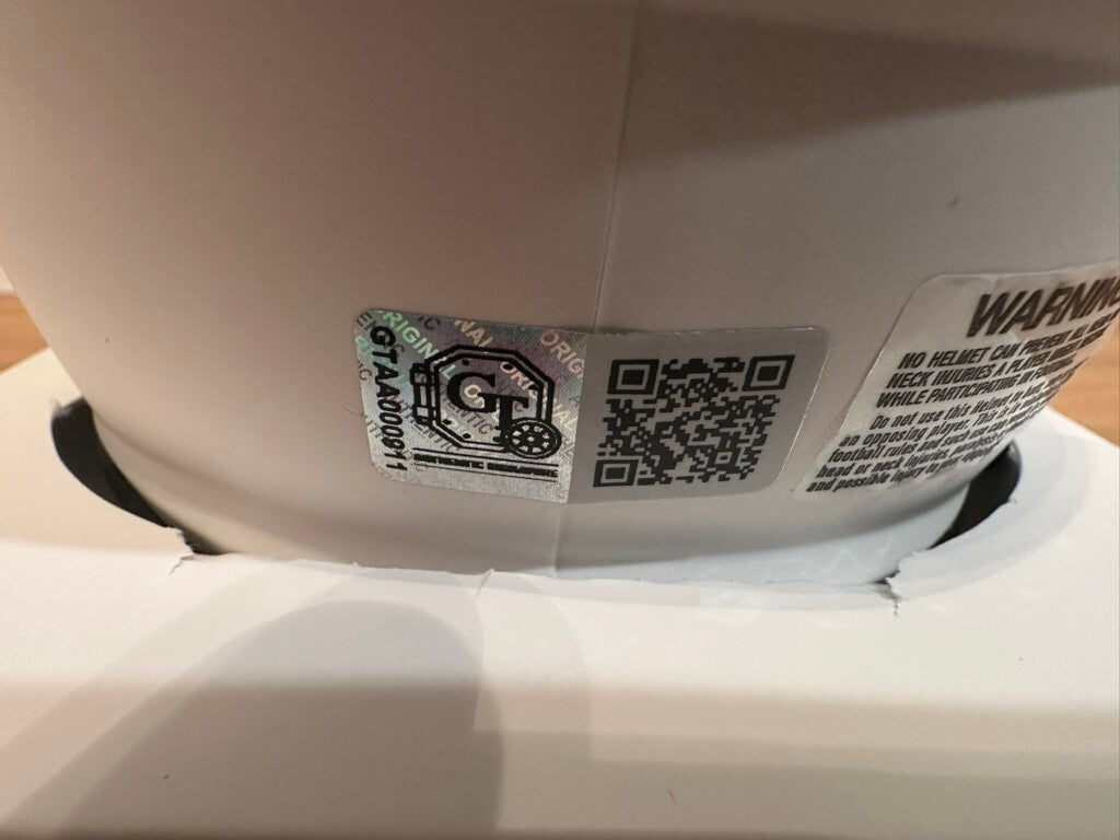 Zach Wilson Signed Jets White Speed Mini Helmet GT Authentication Custom Visor
