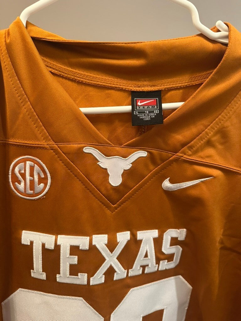 Earl Campbell Texas Longhorns #20 Burnt Orange Stitched Jersey – XL