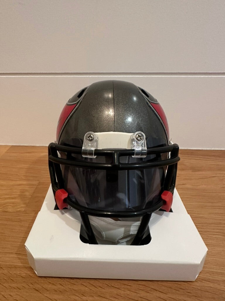 LeGarrette Blount Signed Buccaneers Speed Mini Helmet Leaf Custom Visor