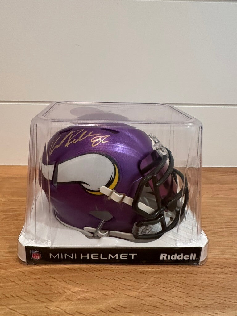 Kyle Rudolph Signed Minnesota Vikings Mini Helmet – Envoy Collectables COA