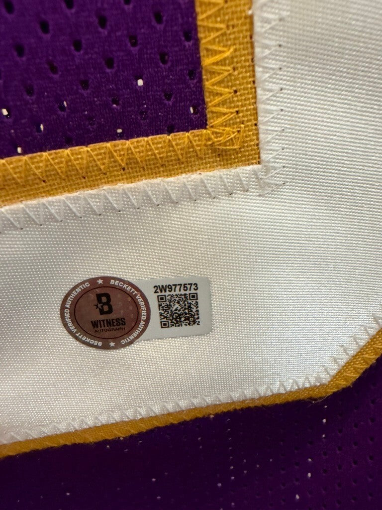 Randy Moss Signed Minnesota Vikings #84 Custom Jersey Beckett Witnessed