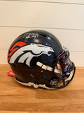 John Elway Signed Broncos Authentic Full Size Speed Helmet Beckett Custom Visor