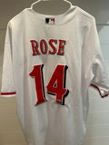 Pete Rose #14 Signed Cincinnati Reds Nike Jersey XL – Beckett BAS Authenticated
