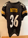 Jerome Bettis Signed Steelers #36 Black Custom Jersey Beckett Witnessed