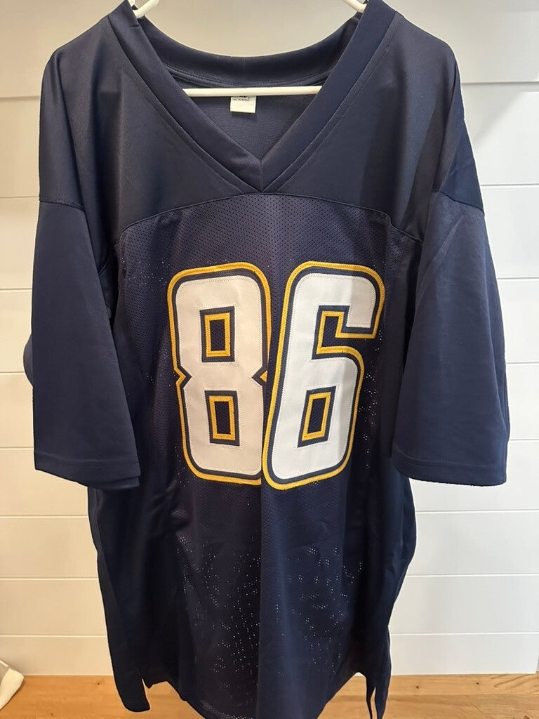 Oronde Gadsden II Signed Chargers Jersey Beckett Certified