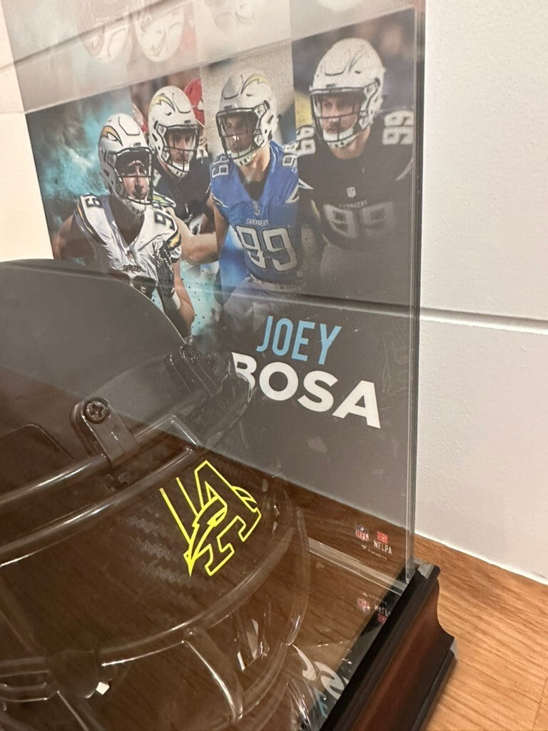 Joey Bosa Signed LA Chargers Eclipse Mini Helmet – Fanatics  + Display Case