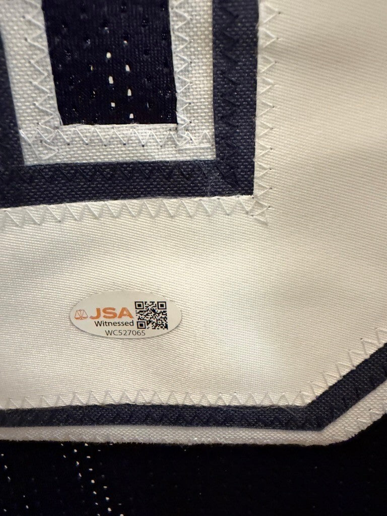 George Pickens Signed Dallas Cowboys #3 Navy Custom Jersey JSA Witnessed