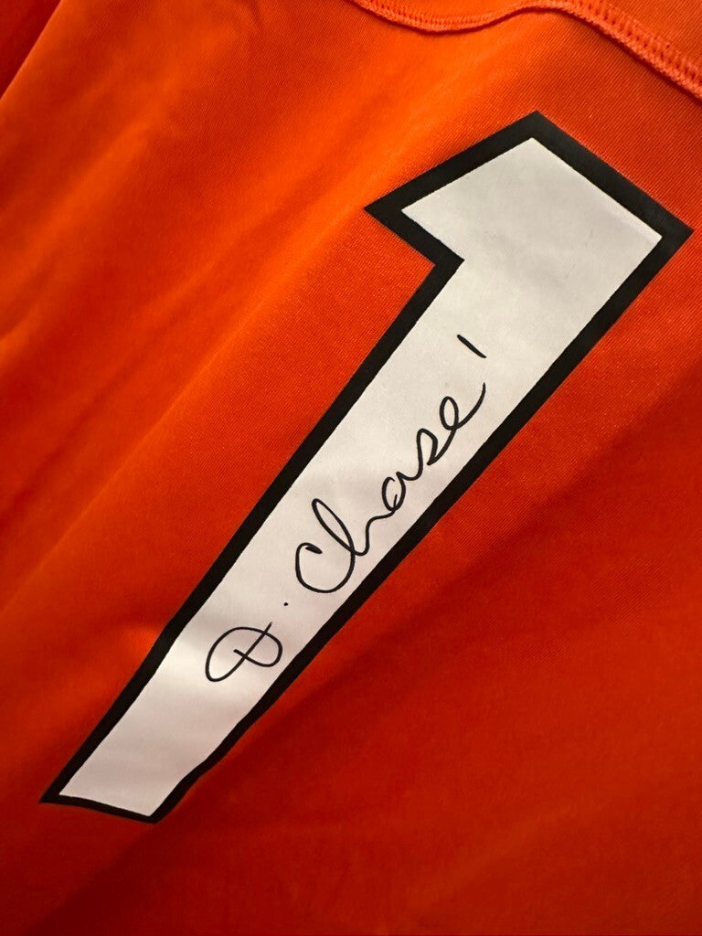 Ja’Marr Chase Signed Cincinnati Bengals Orange Nike XL Jersey – Beckett