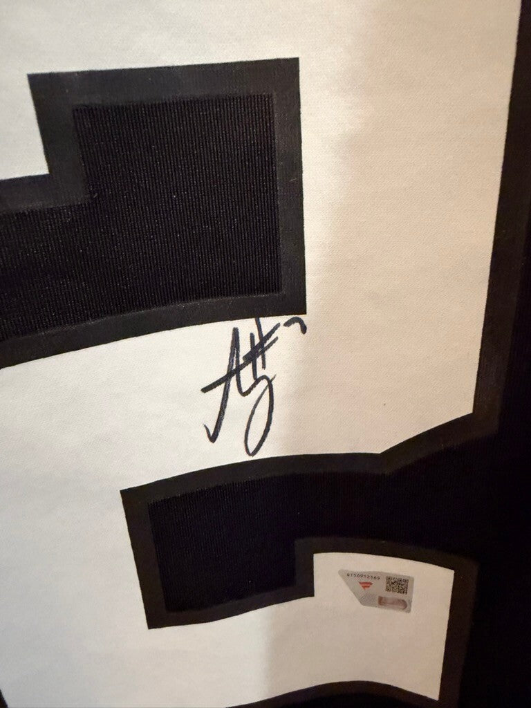 Ashton Jeanty Signed Raiders Nike Game Jersey XL Black Fanatics Authenticated