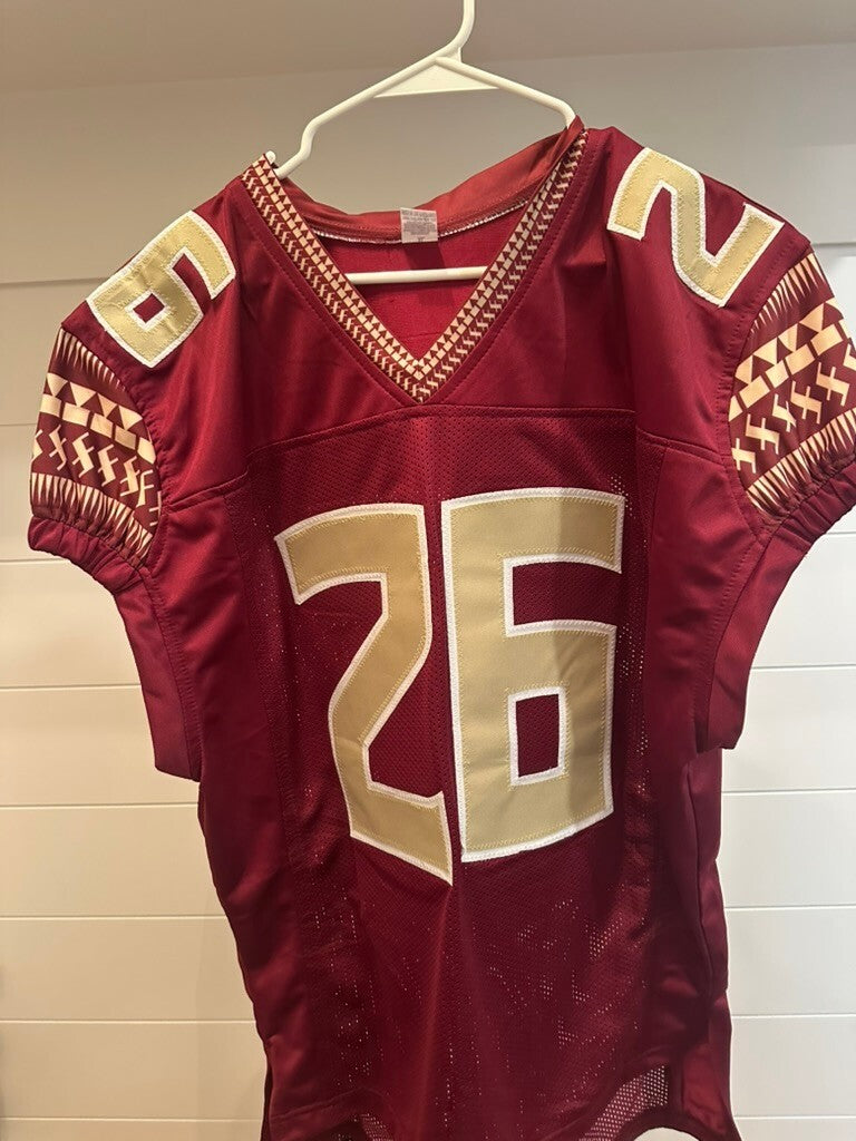 Asante Samuel Jr Signed Florida State Garnet Custom Jersey #26 Beckett