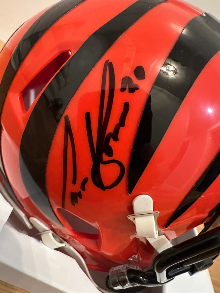 Chase Brown Bengals Signed Speed Mini Helmet Fanatics