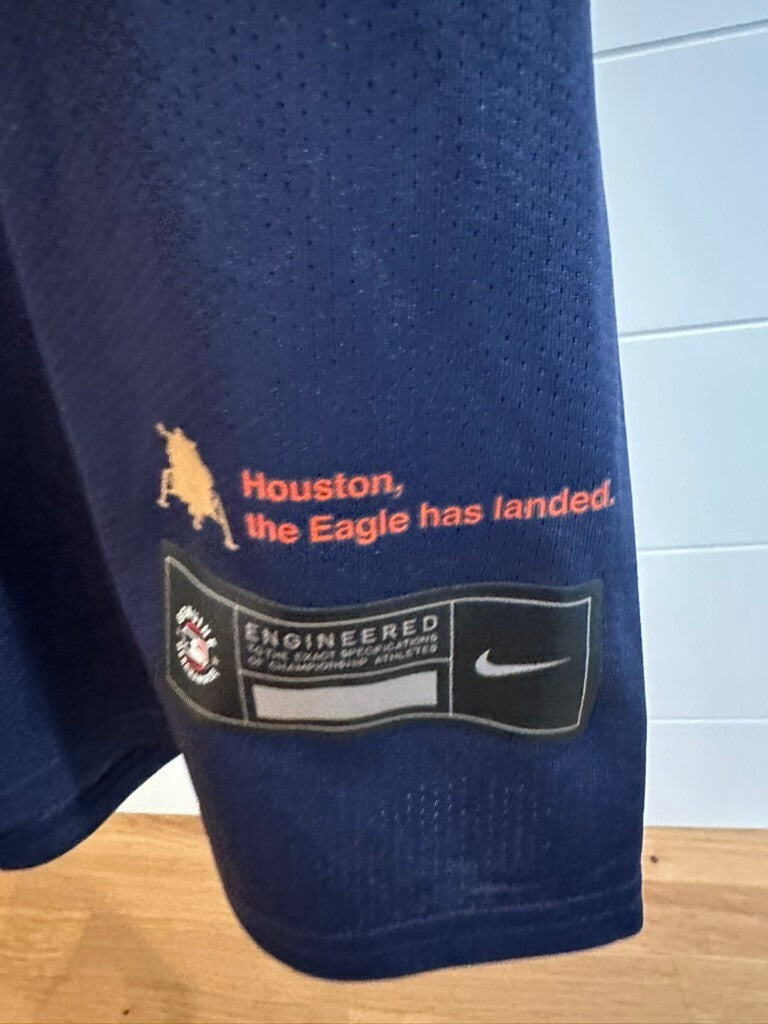 Nike Houston Space City Baseball Jersey Navy Blue Size XL
