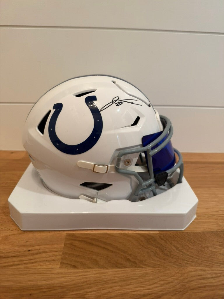 Jonathan Taylor Signed Colts Riddell SpeedFlex MIDI Helmet Metabilia Blue Visor