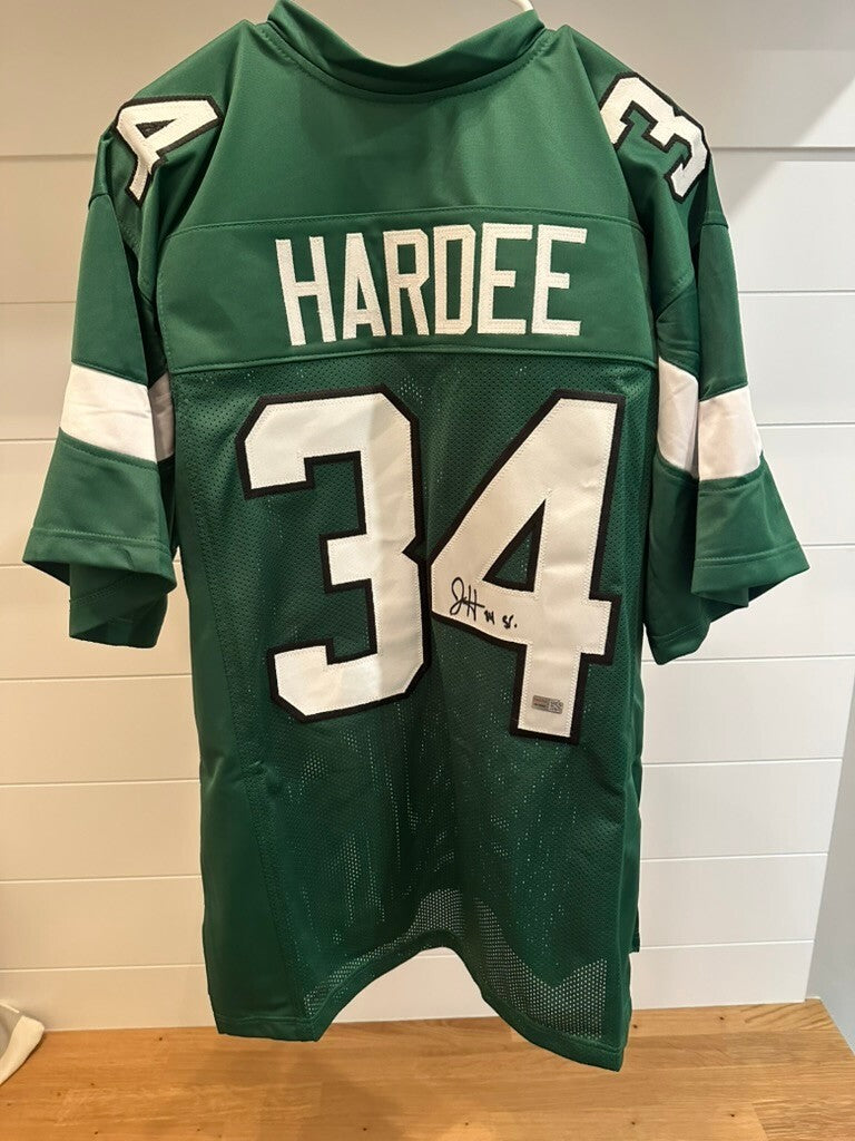 Justin Hardee Signed New York Jets #34 Football Jersey with TRISTAR Authenticity