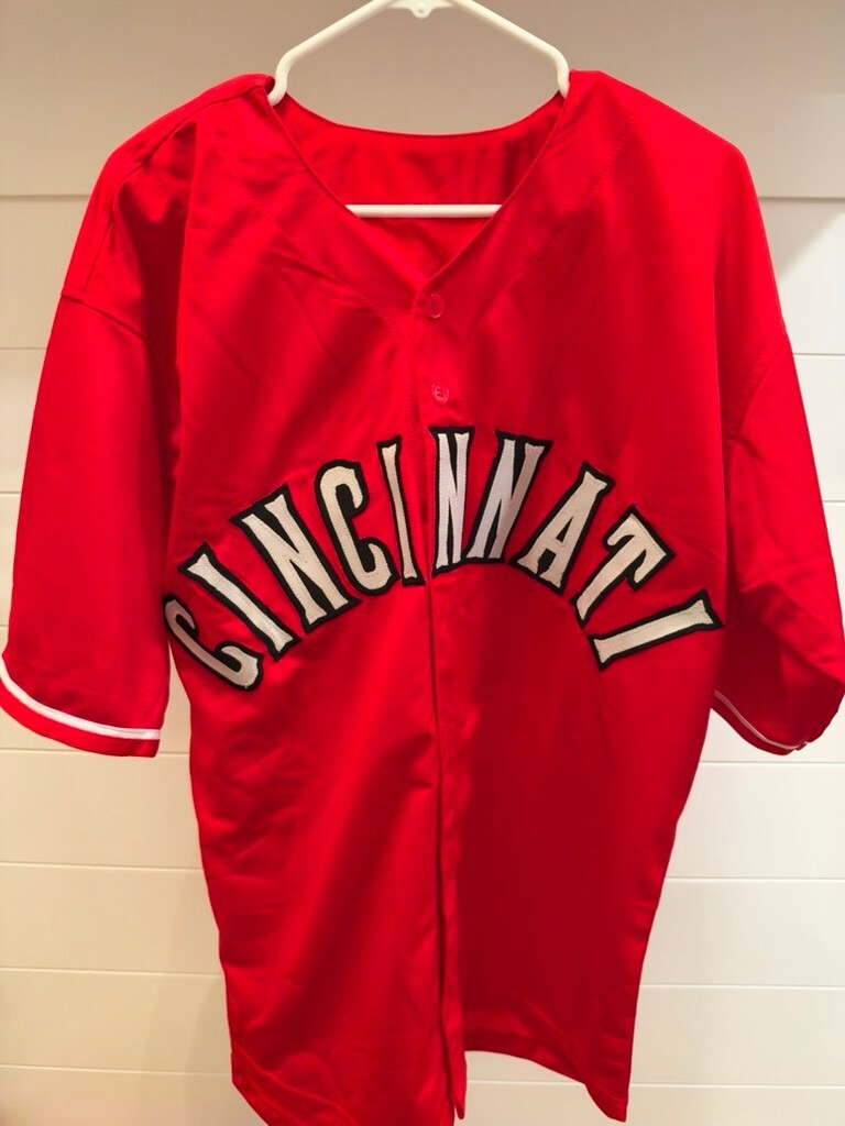 Elly De La Cruz Signed Cincinnati Reds #44 Red Custom Jersey Beckett Witness