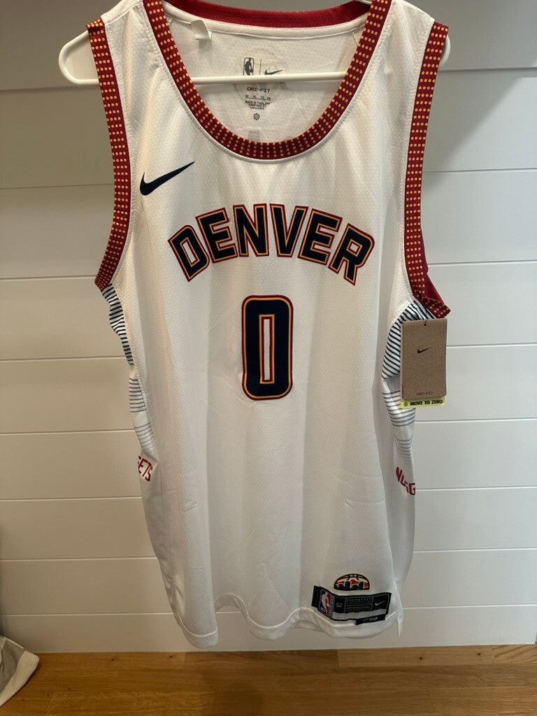 Christian Braun Signed Denver Nuggets Nike NBA Finals Jersey Beckett