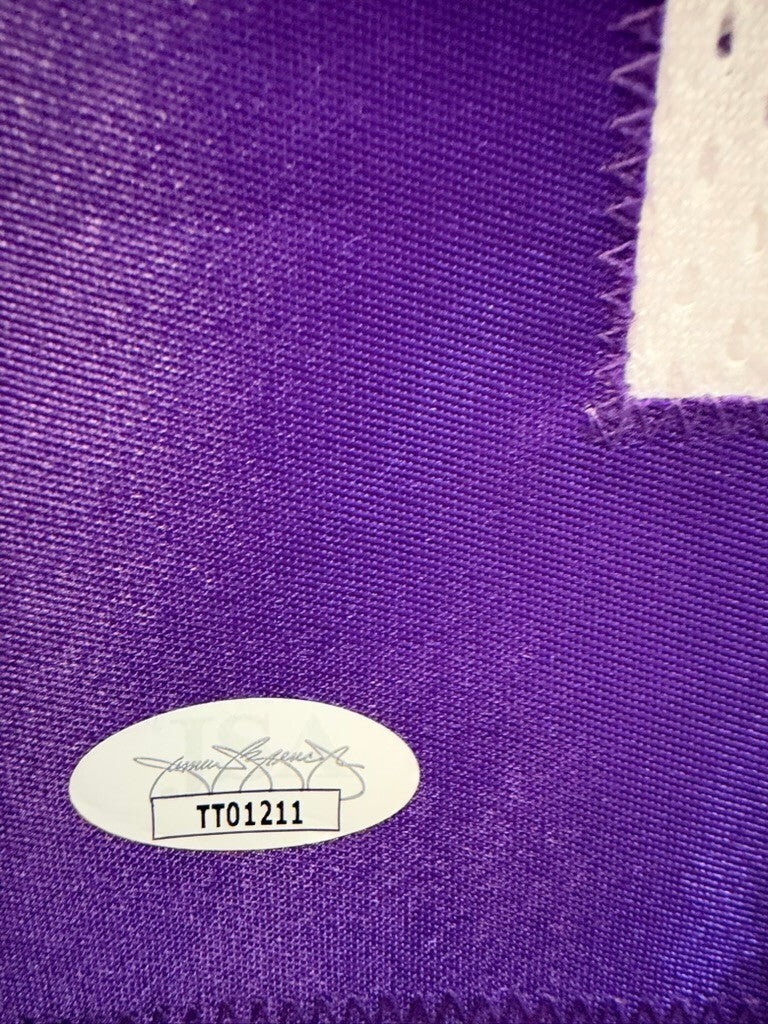 Kayshon Boutte Signed LSU Tigers #1 White Custom Football Jersey JSA Certified
