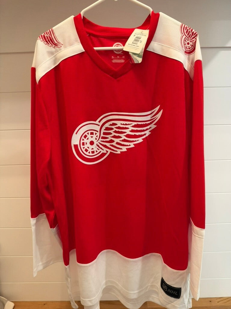 Dylan Larkin Detroit Red Wings #71 NHL Hockey Fan Jersey XL Red White