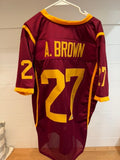 Antonio Brown Signed Central Michigan Chippewas #27 Custom Jersey Beckett BAS