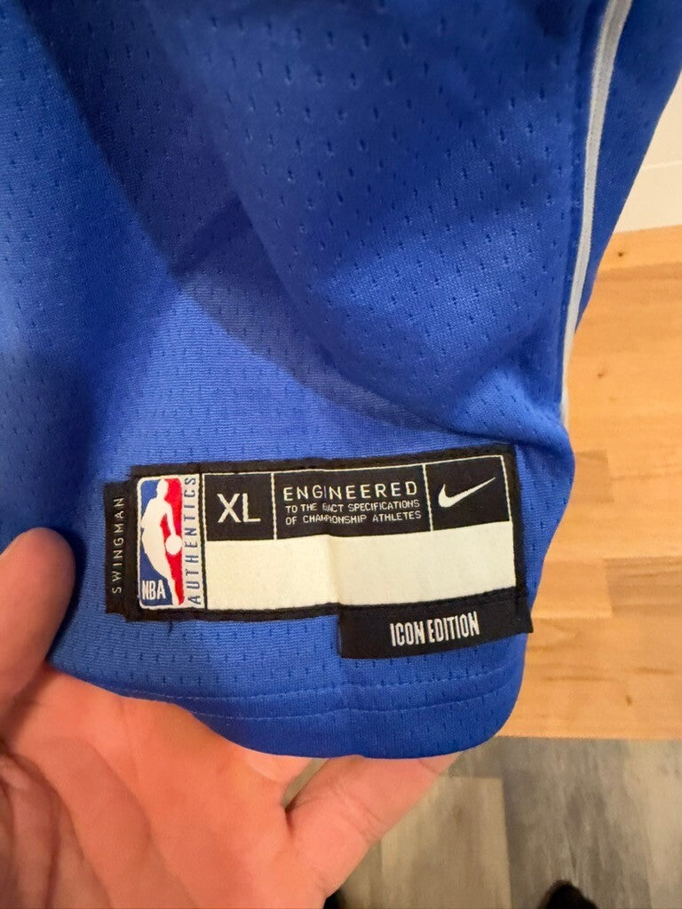 Anthony Davis Mavericks Nike Icon Swingman Jersey Youth XL 18/20 Blue #3