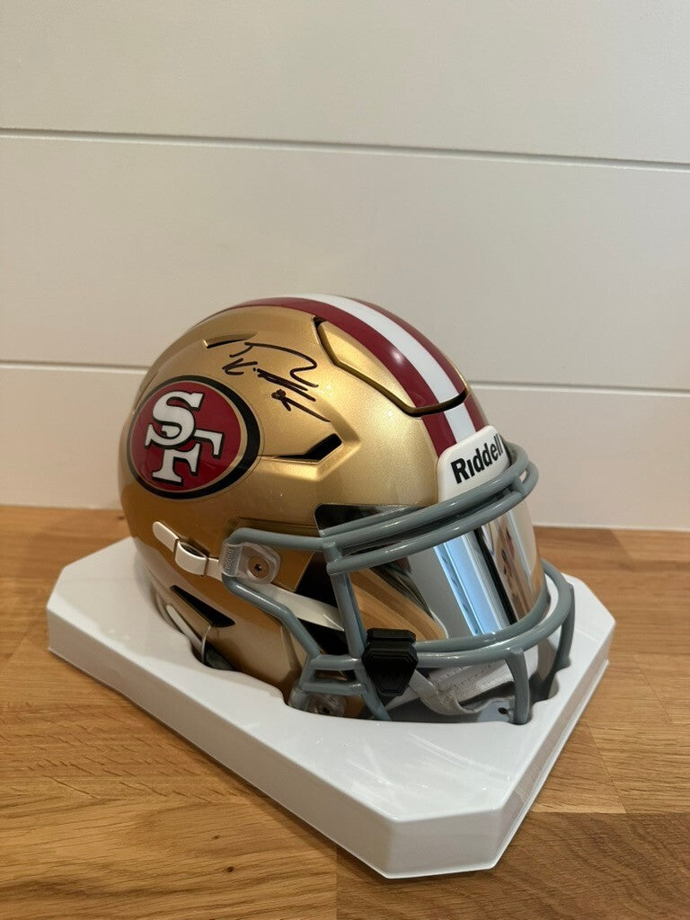 George Kittle Signed 49ers Riddell SpeedFlex MIDI Helmet Beckett Witness