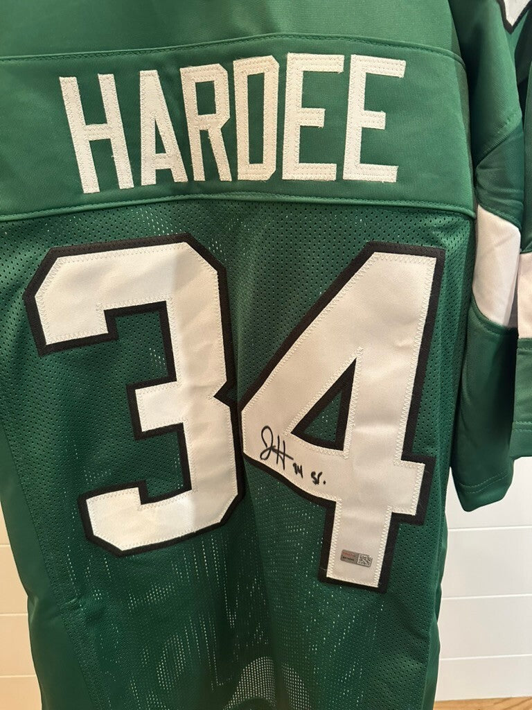 Justin Hardee Signed New York Jets #34 Football Jersey with TRISTAR Authenticity